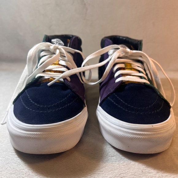 Vans Sk8-Mid Frenzy Dark Rainbow High Tops Skateboard Shoe Size 9 M / 10.5 W - Picture 13 of 13